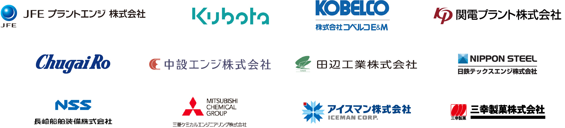 導入実績企業一覧