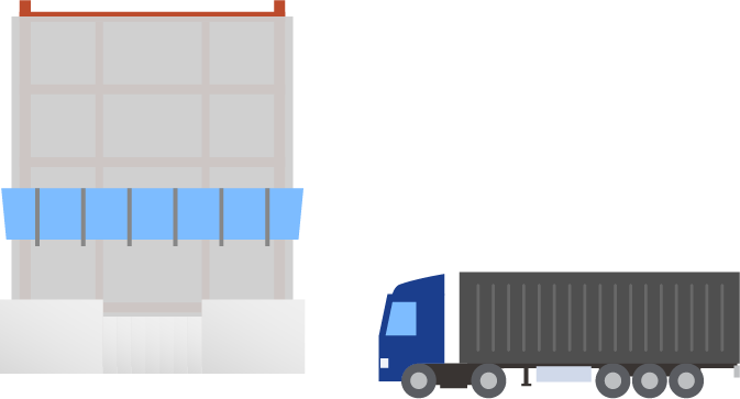 トラックのイラスト