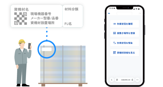 スマホ・iPadでの記録イメージ